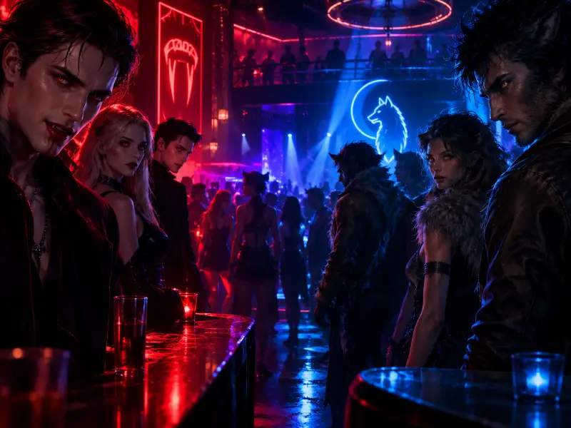 Neon and Blood